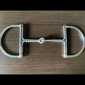 Dover Saddlery® Corkscrew Snaffle Hunter D-Ring Bit - 5”